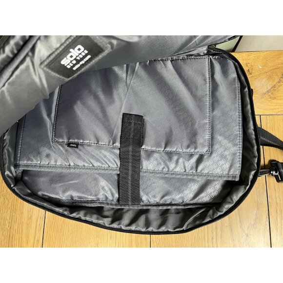 Solo‎ New York Duane Hybrid Briefcase Backpack for 15.6" Laptop Gray NWT - Picture 7 of 11